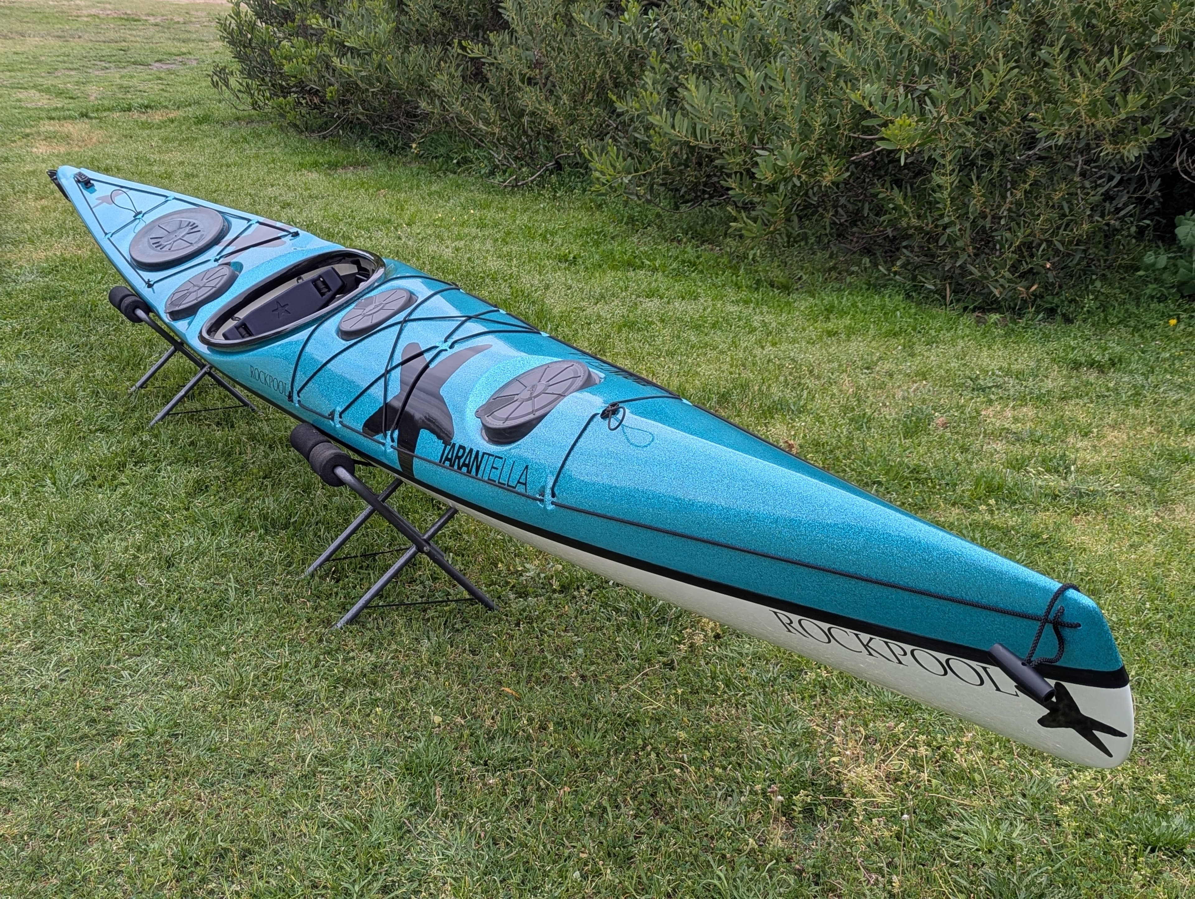 A sparkly blue Tarantella made to order