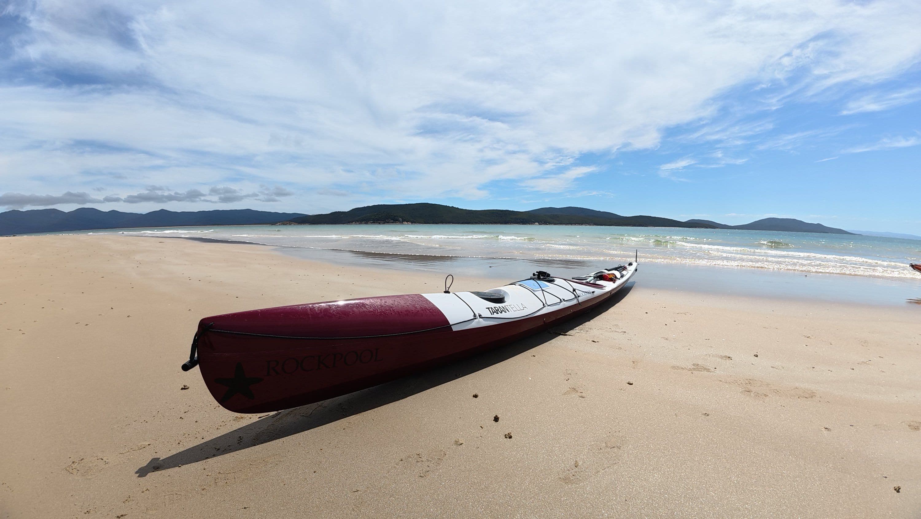 Tarantella on the beach at Wilson's Promontory